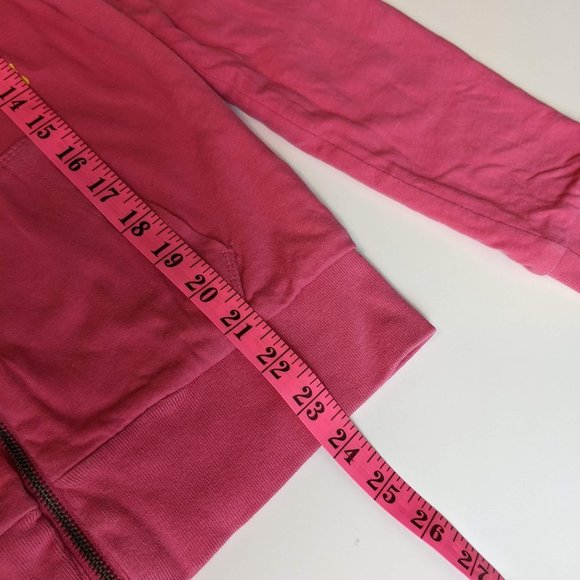 Aeropostale Girls Reversible Floral Zip-up Hoodie - Picture 9 of 11